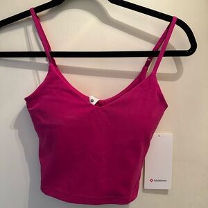 Lululemon Align Cropped Cami Tank Ripened Raspberry